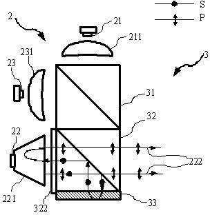 Mixed-light-source liquid-crystal projection light engine system