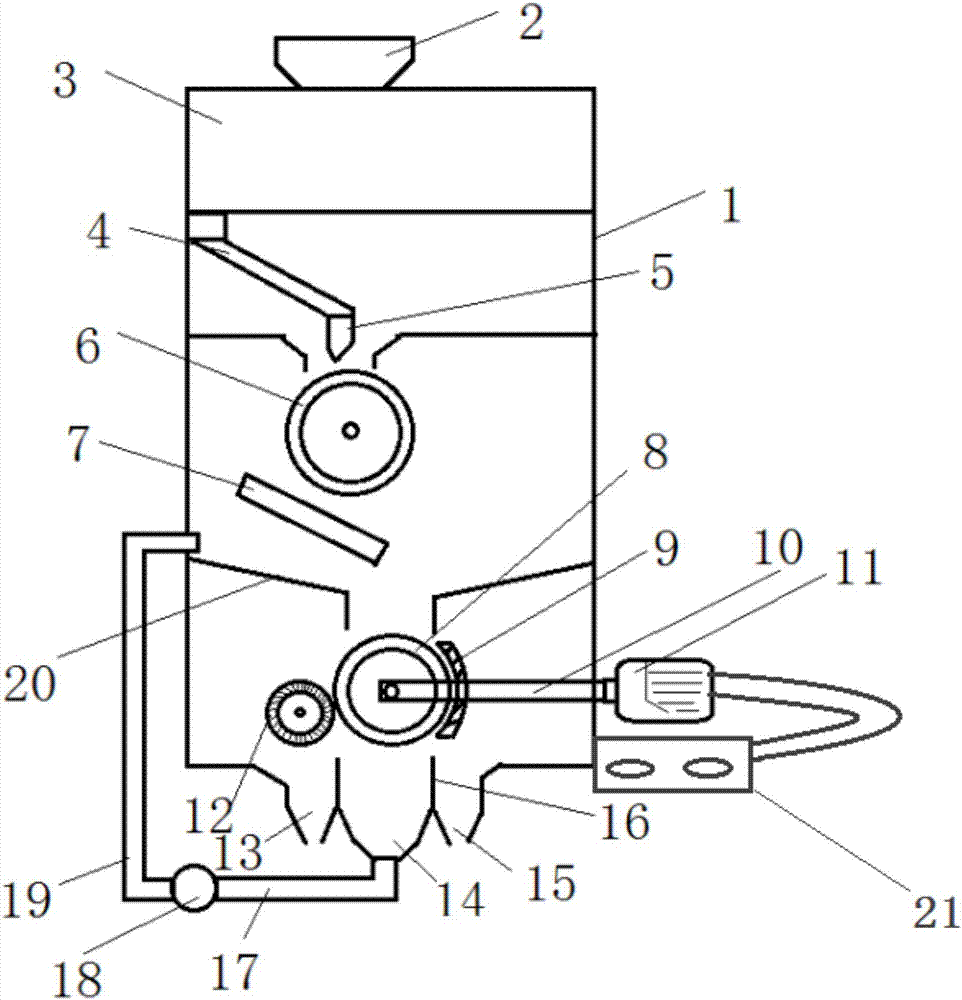 Automatic ore screening machine