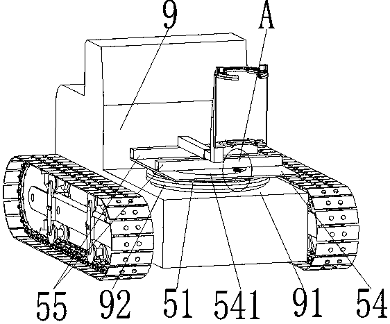 Machine for hoisting and rotating soil balls