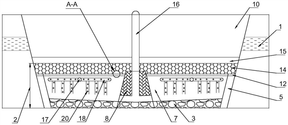 Plant carbon sink storage method based on waste strip mine