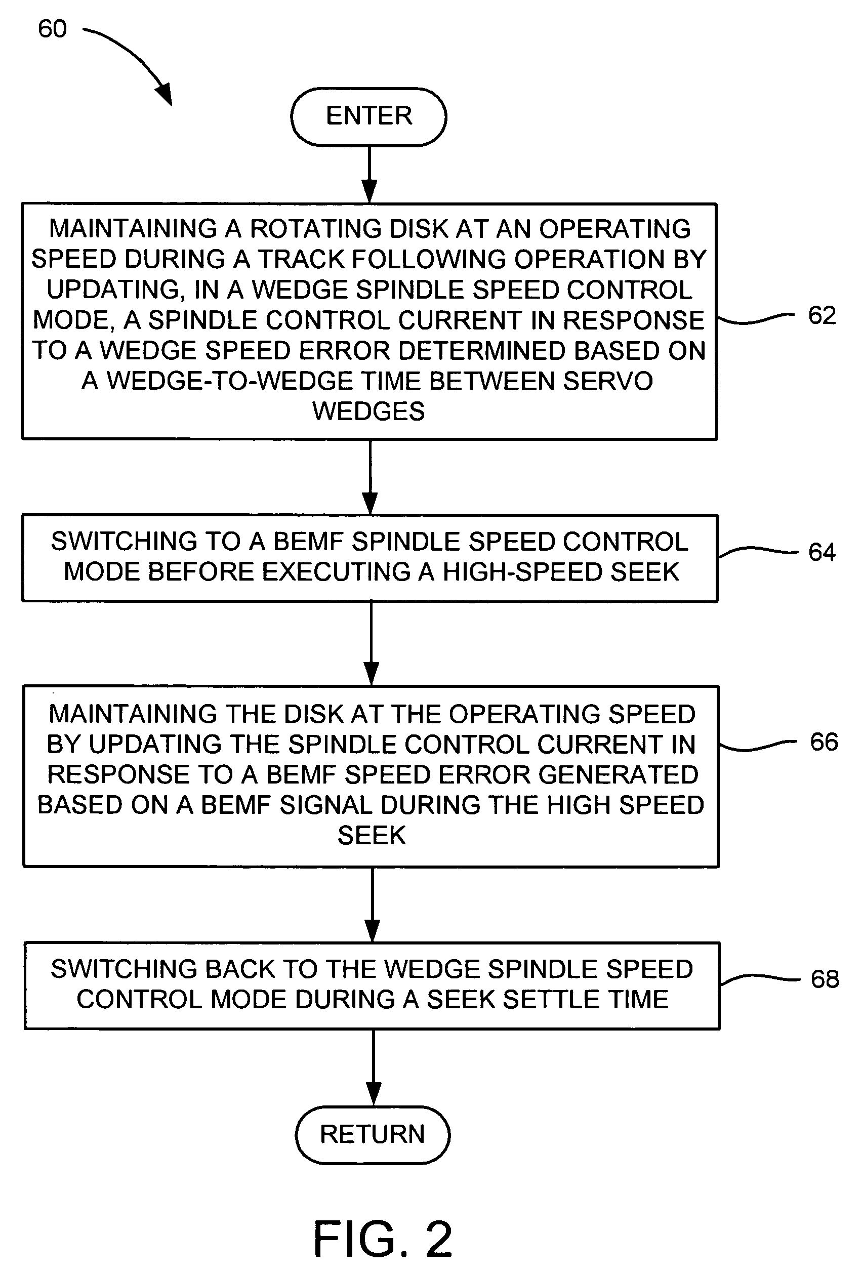 Disk drive having hybrid spindle speed control and related method