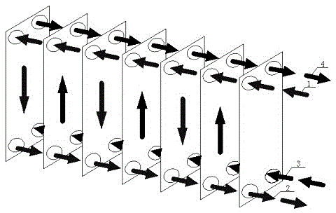 Dismounting-and-washing-free descaling method for dilute acid plate heat exchanger