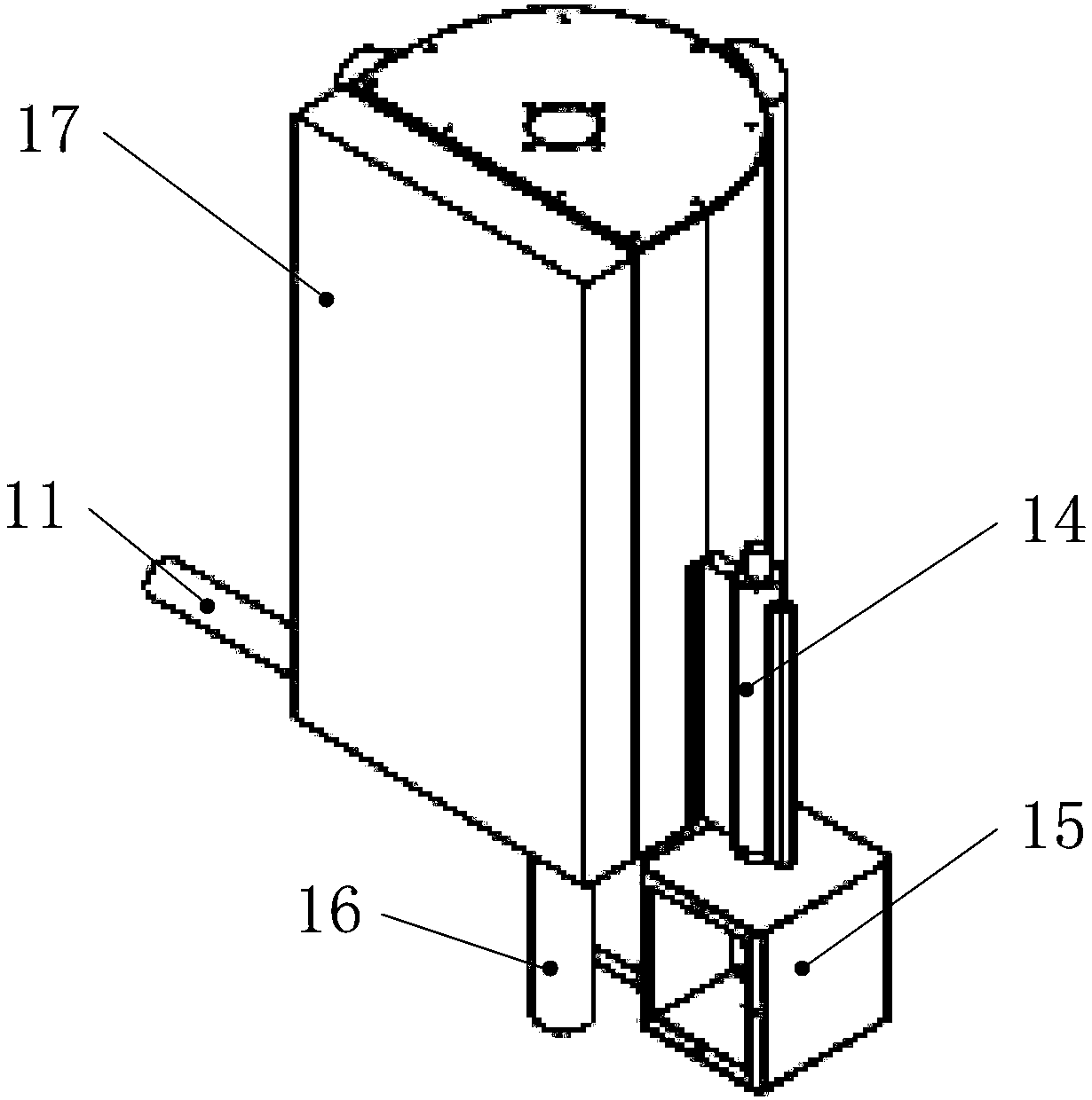 Online analysis device and method for crude oil mining measurement and moisture contents