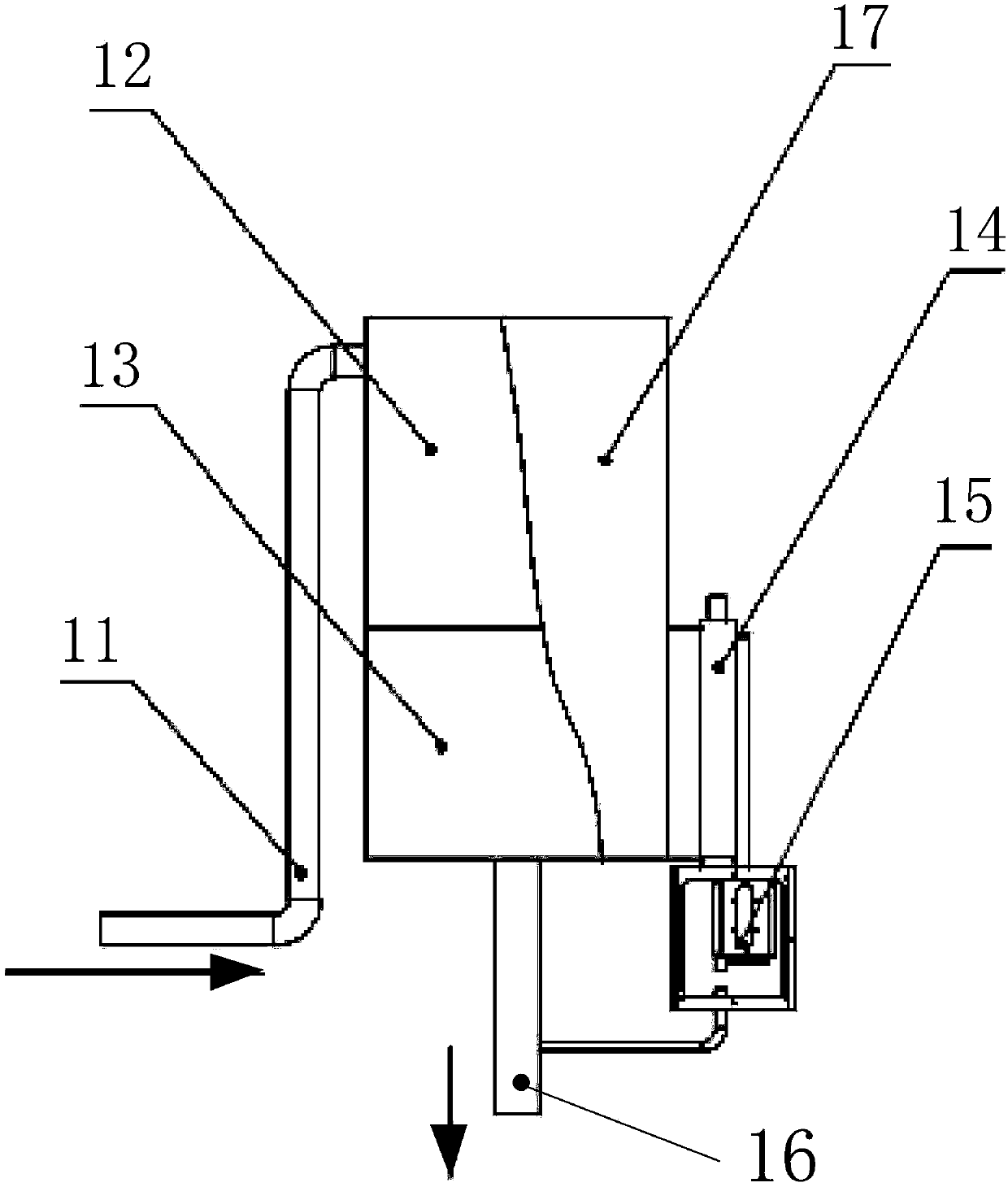 Online analysis device and method for crude oil mining measurement and moisture contents