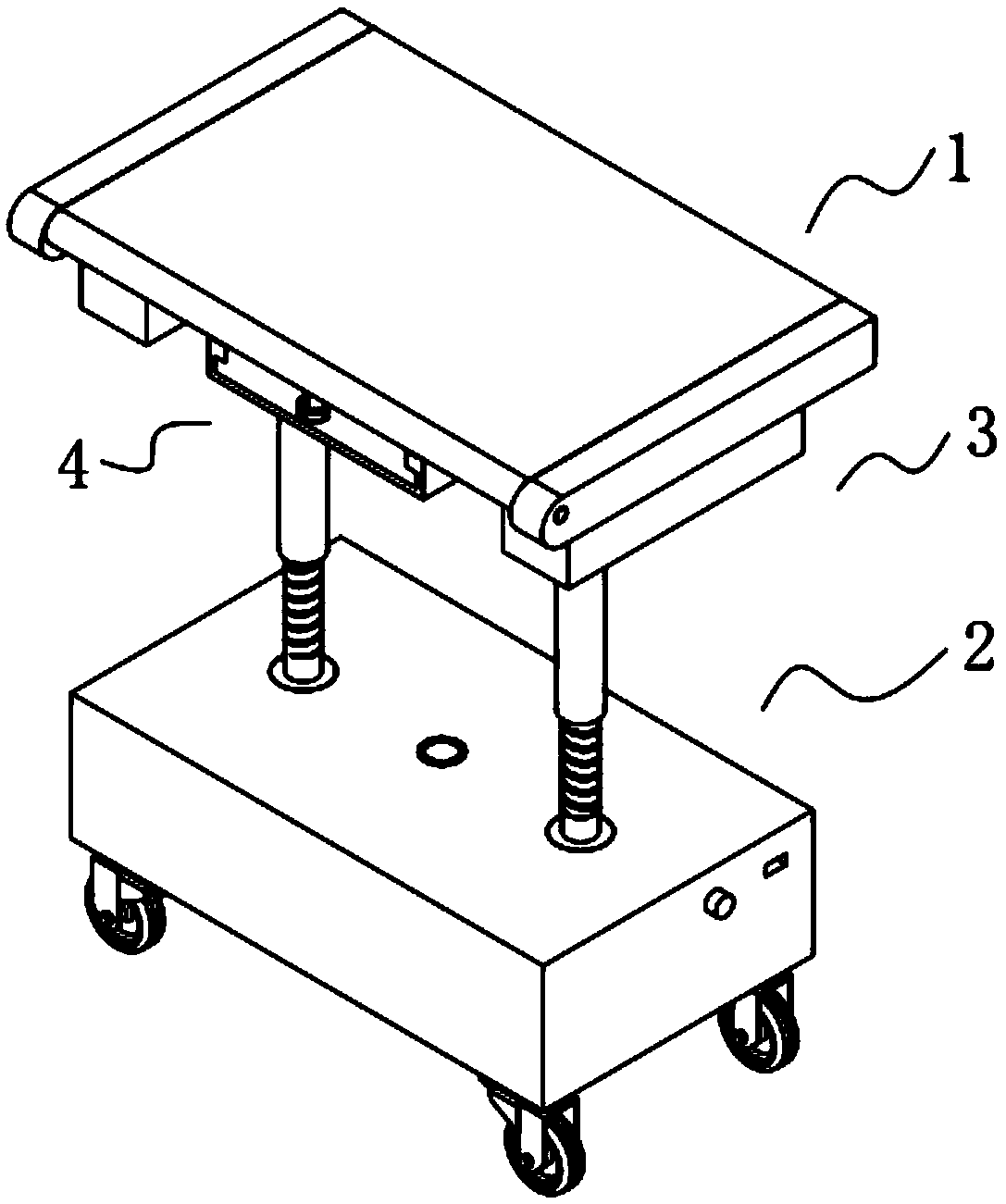 Multi-directional adjustable hand drawing table for automobile design