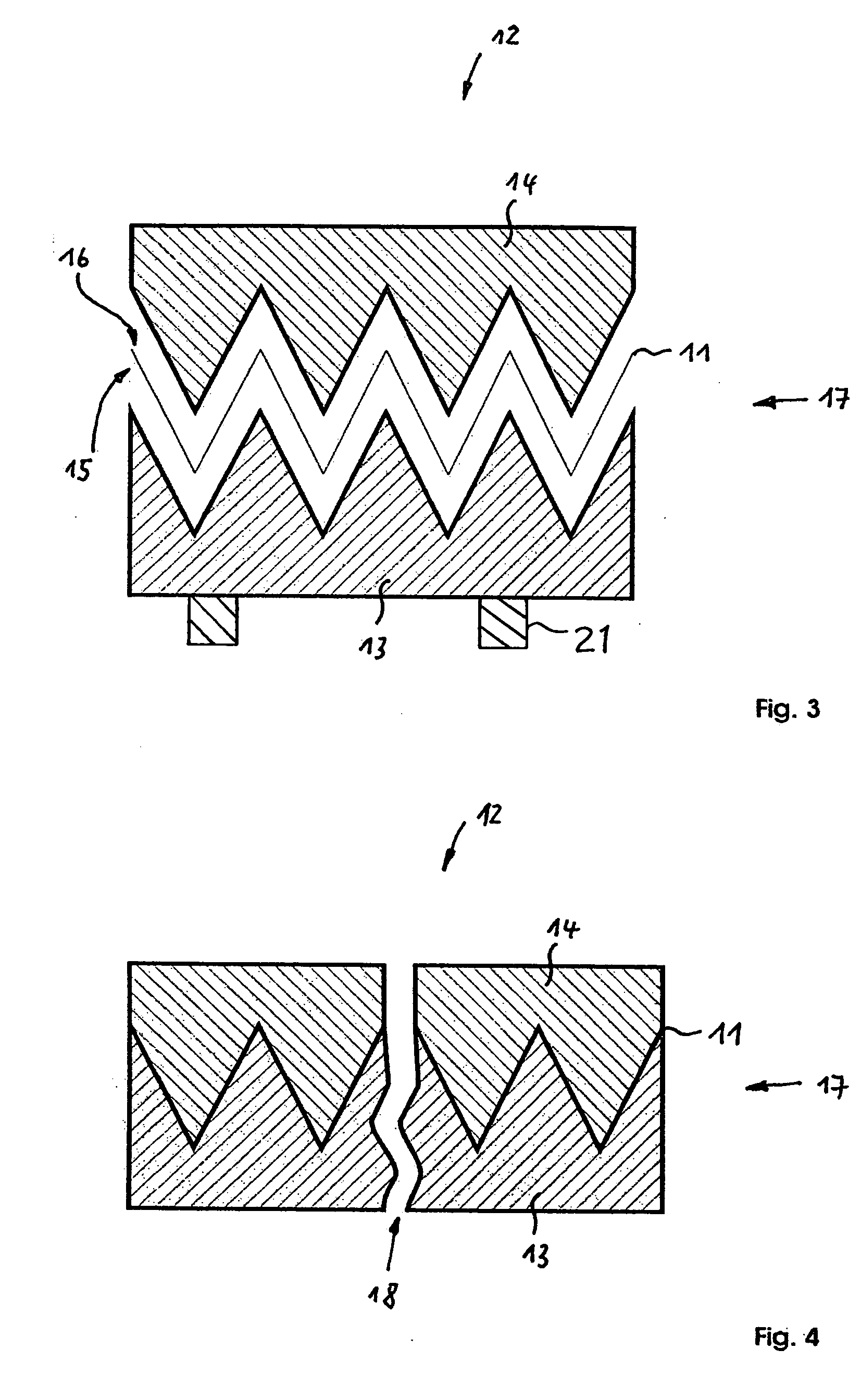 Method and apparatus for processing open three-dimensional core structures such as folded honeycomb structures