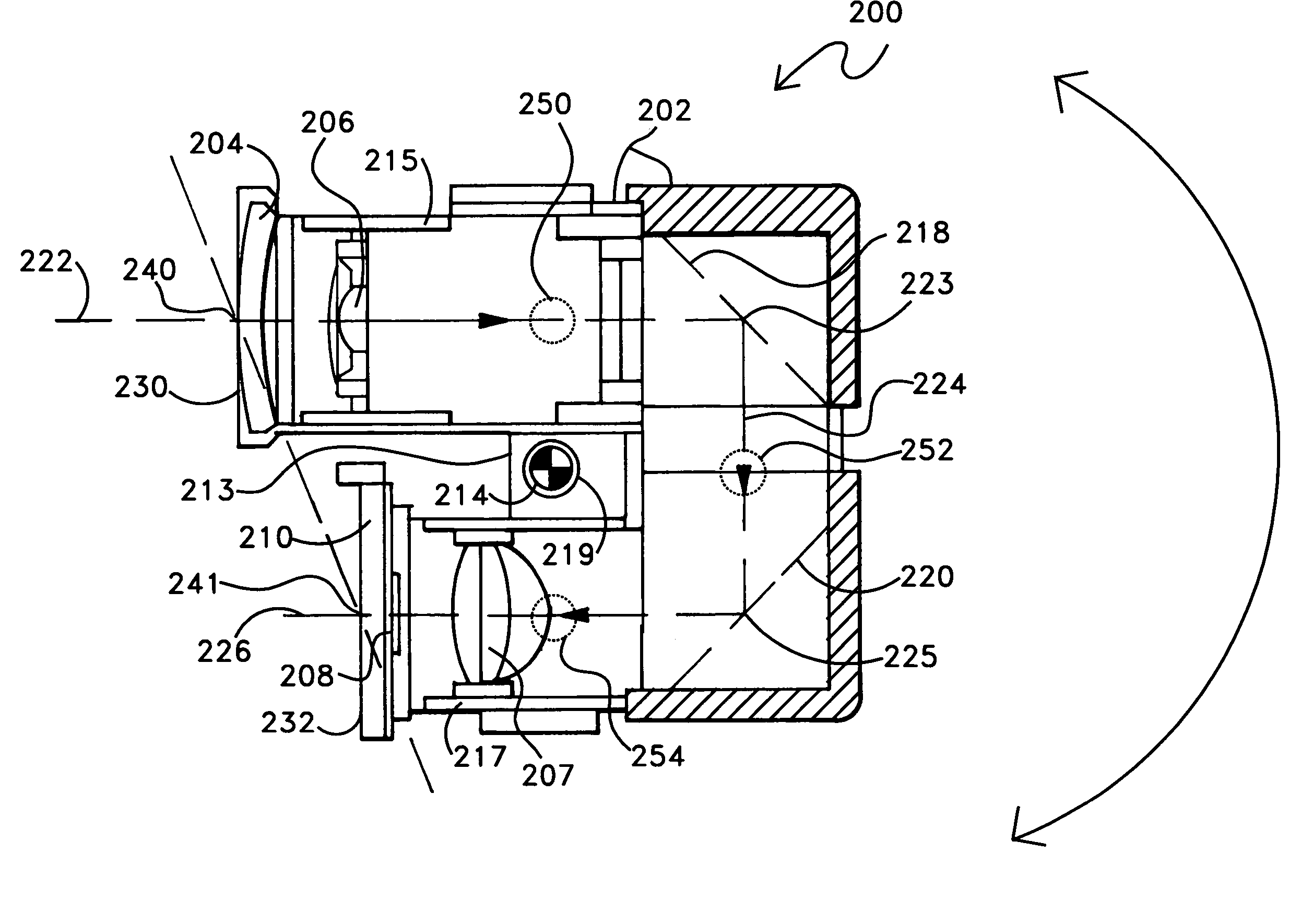 Optical block assembly