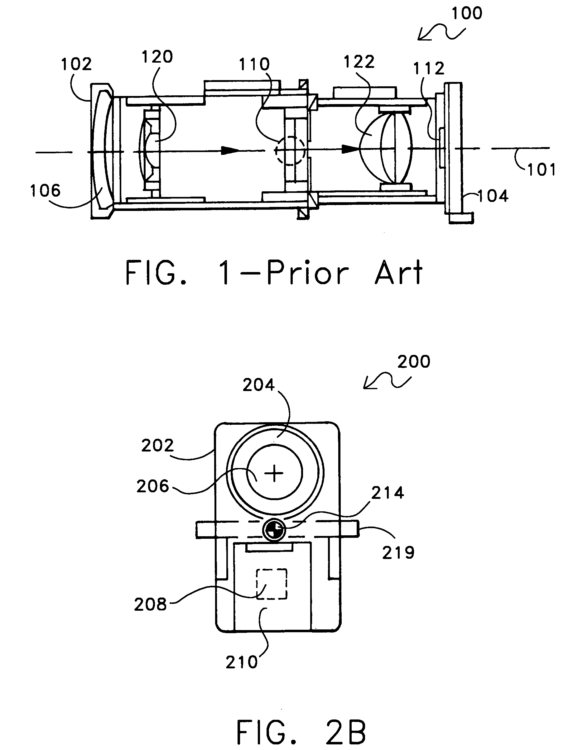 Optical block assembly