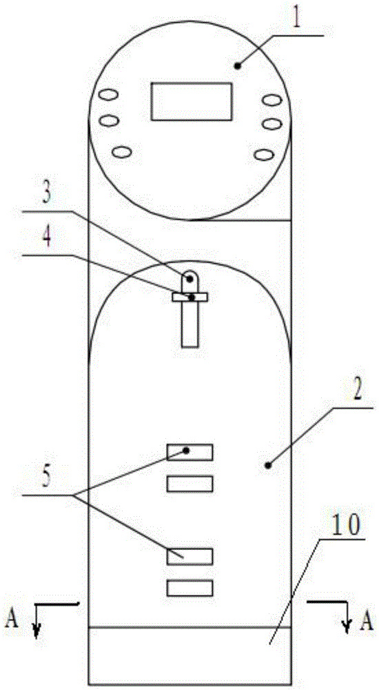 Scald-preventing coffee machine