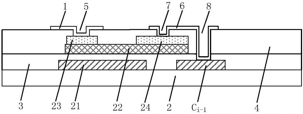 Pixel structure, method for driving pixel structure, display substrate and display panel