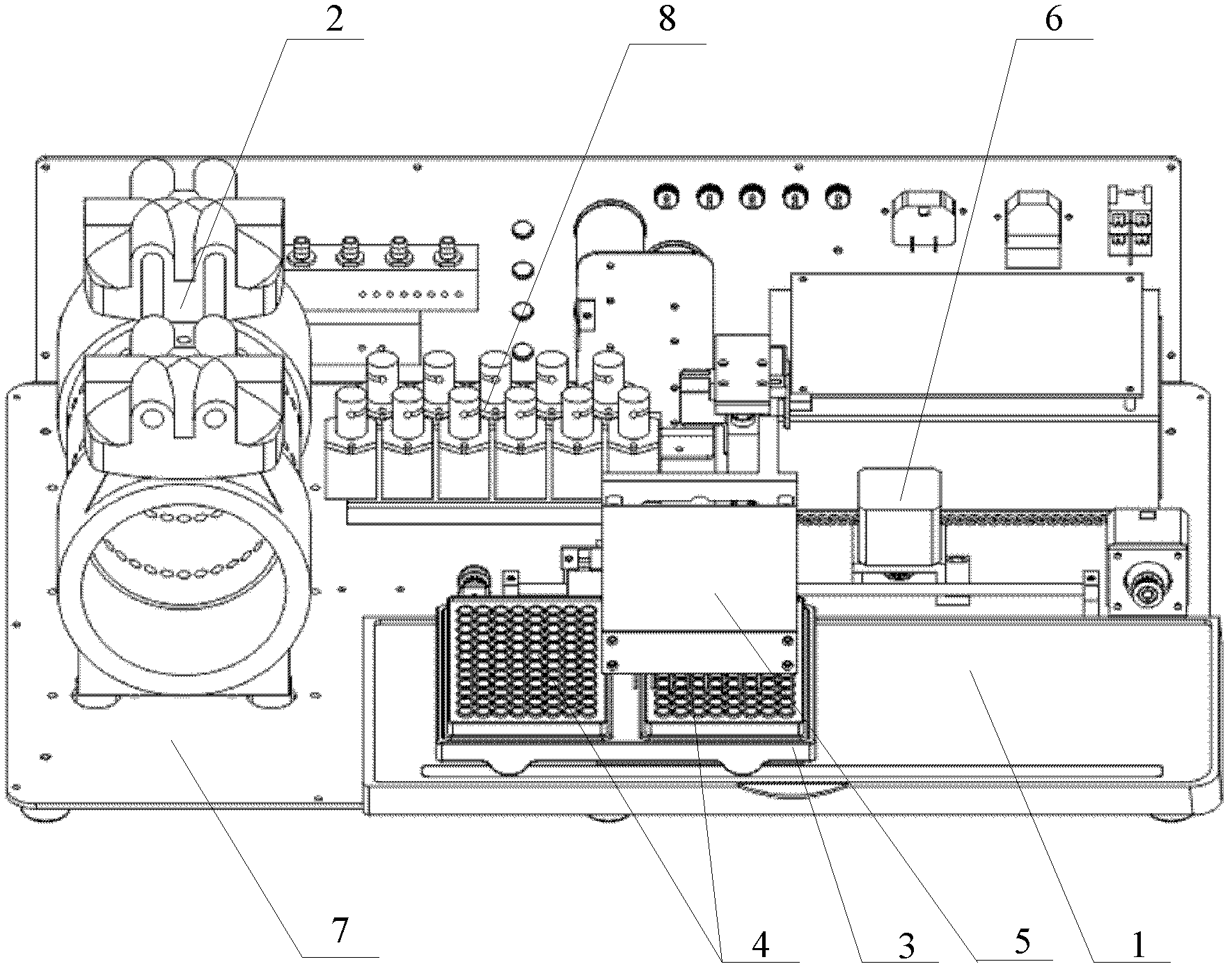 Pressure balance system of automatic ELISA (Enzyme-Linked Immunosorbent Assay) plate washer and automatic ELISA plate washer