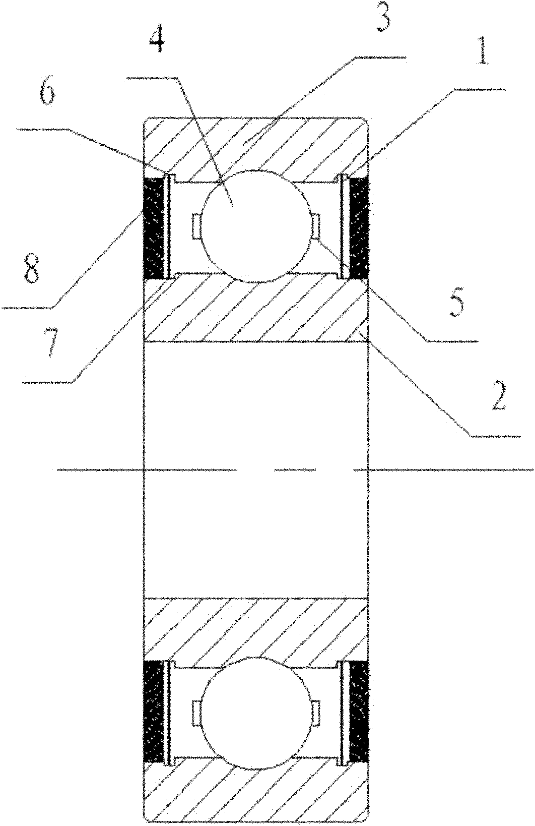 Electric corrosion preventing bearing