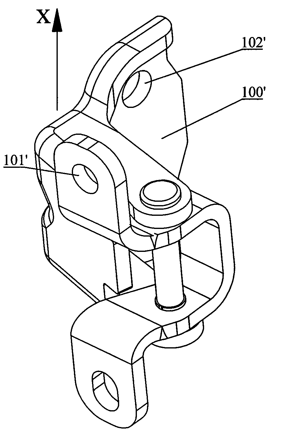 Adjustable hinge device