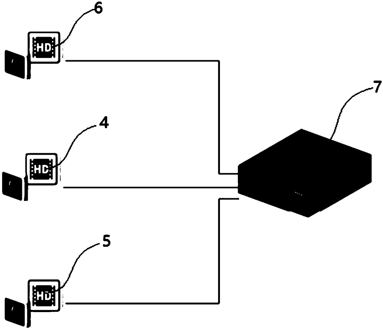 Parking management system and method based on multi-device coordinative work