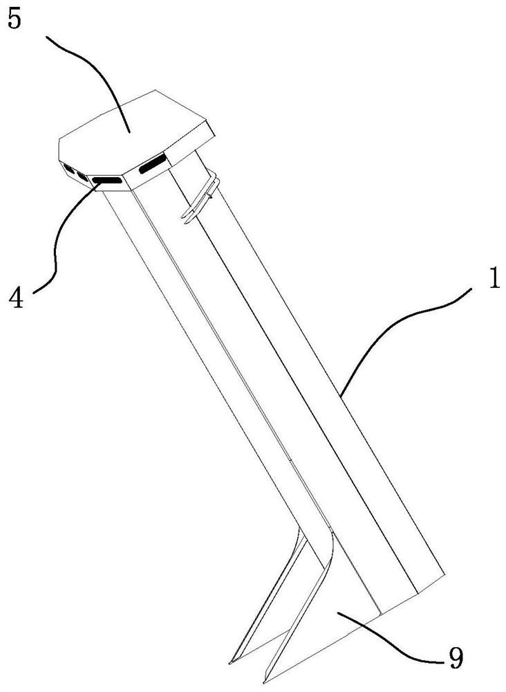 LNG gas ventilation mast for ro-ro passenger ship