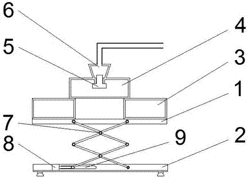 Livestock and poultry feeding device