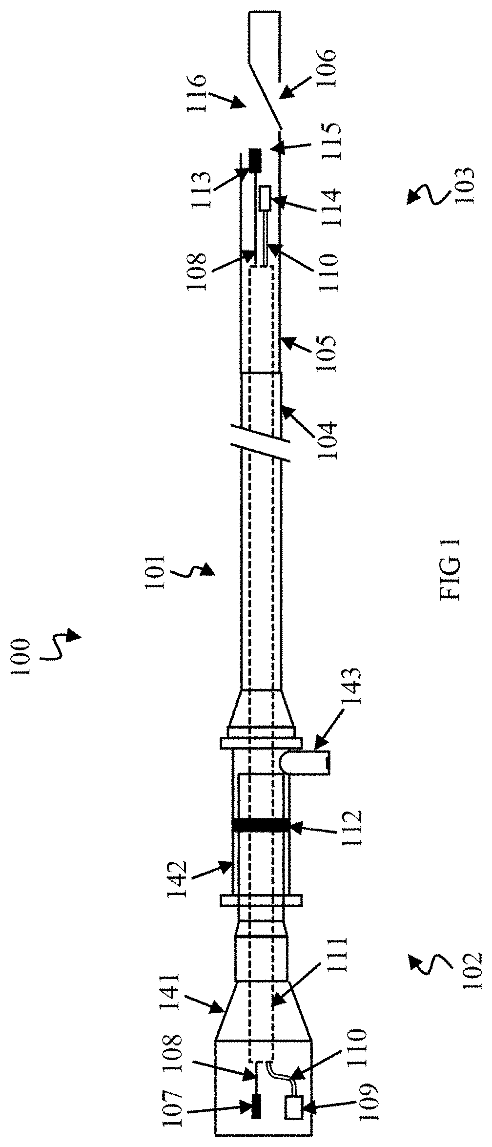 Imaging and pressure sensing apparatus and probes with a slidable sheath