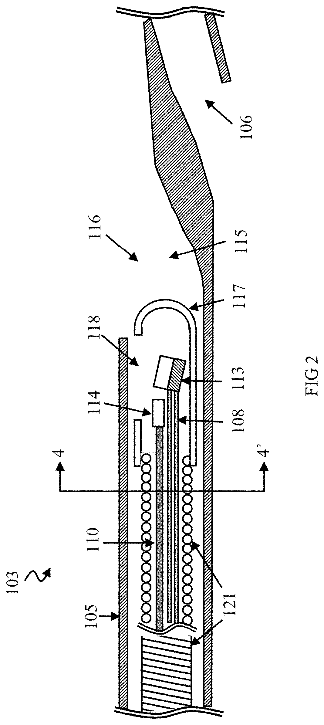 Imaging and pressure sensing apparatus and probes with a slidable sheath