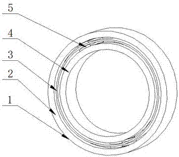 Bearing beneficial to oil injection lubrication and convenient to disassemble and assemble