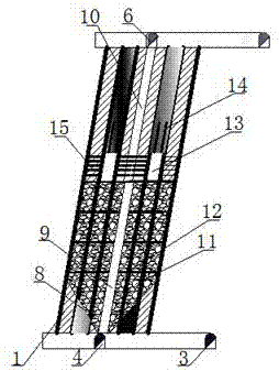 Mining method for dunn-bass-containing steeply-inclined thin ore vein groups