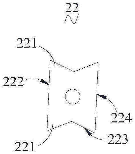 Connecting structure and television wall provided with connecting structure