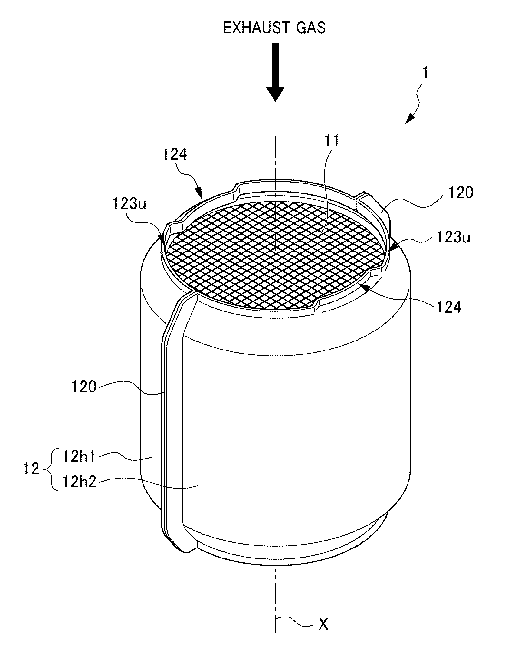 Exhaust gas purifying device for internal combustion engine