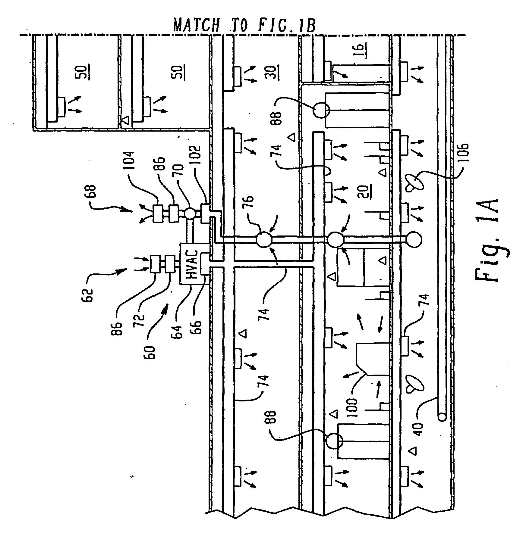 Integrated control and distribution system for the decontamination of large volume convoluted configuration spaces