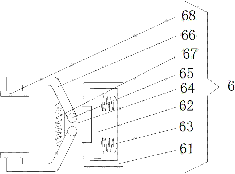 Automobile battery fixing device