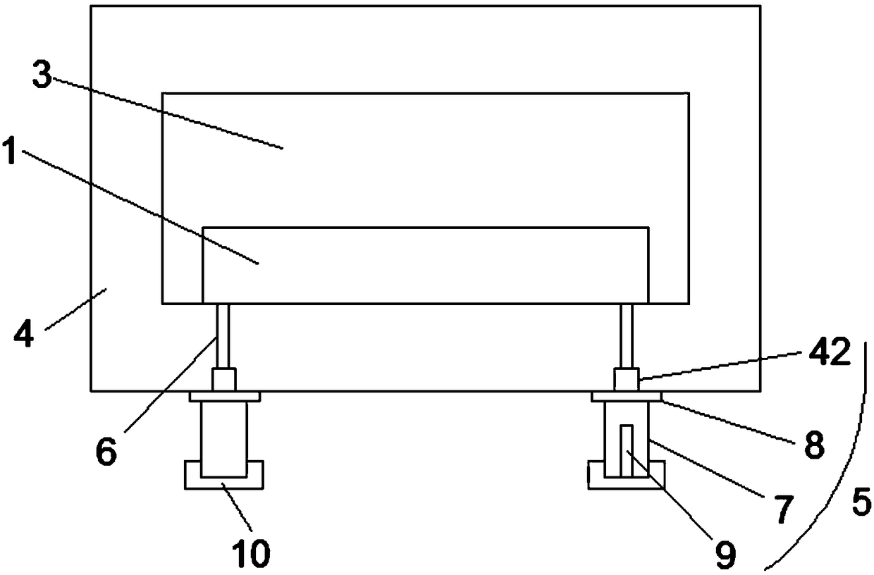 Chirped fiber grating dispersion regulating device for ultrafast pulse laser