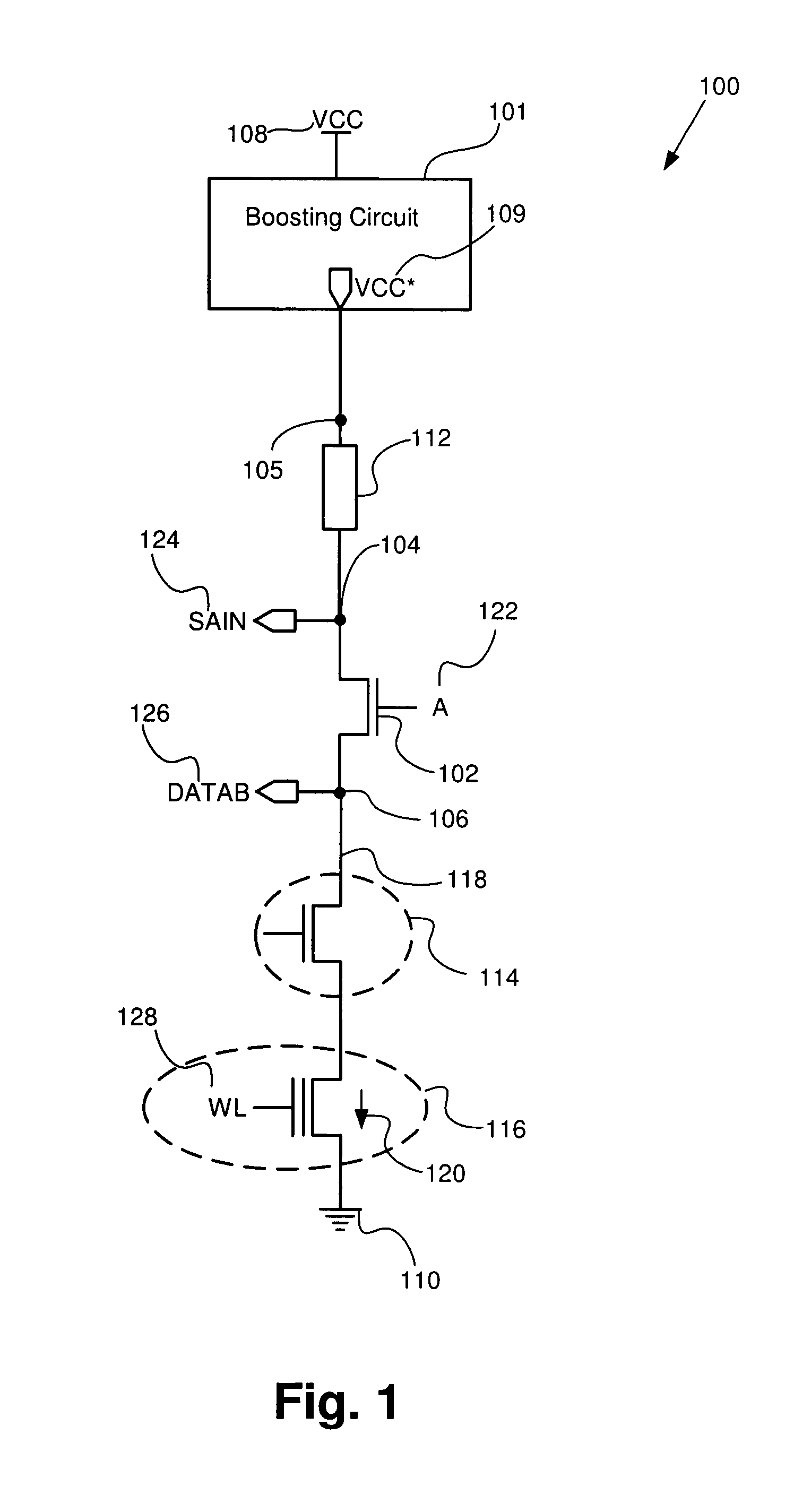 Circuit and technique for accurately sensing low voltage flash memory devices