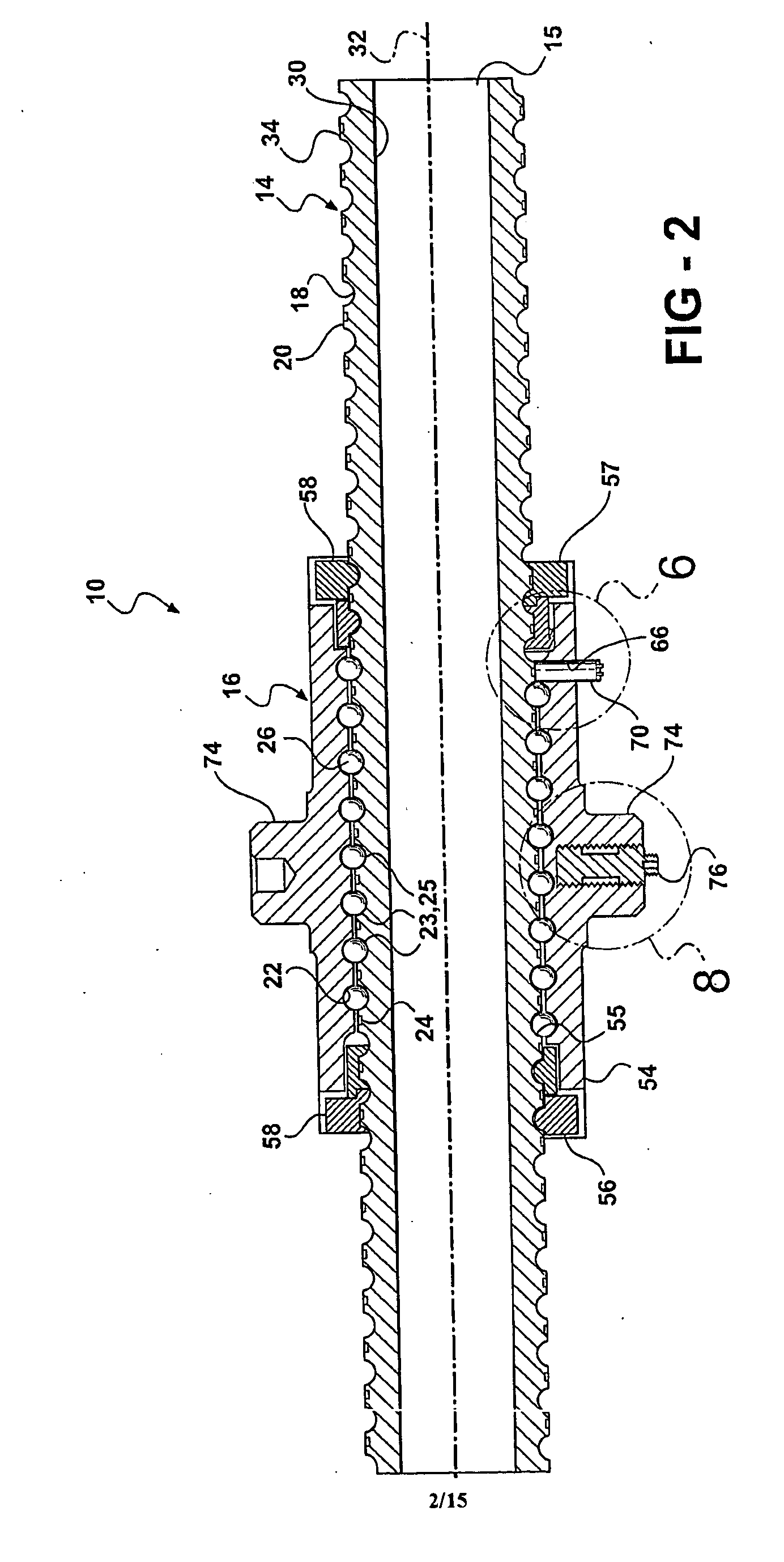 Linear Motion Assembly With Monitoring System and Method of Monitoring