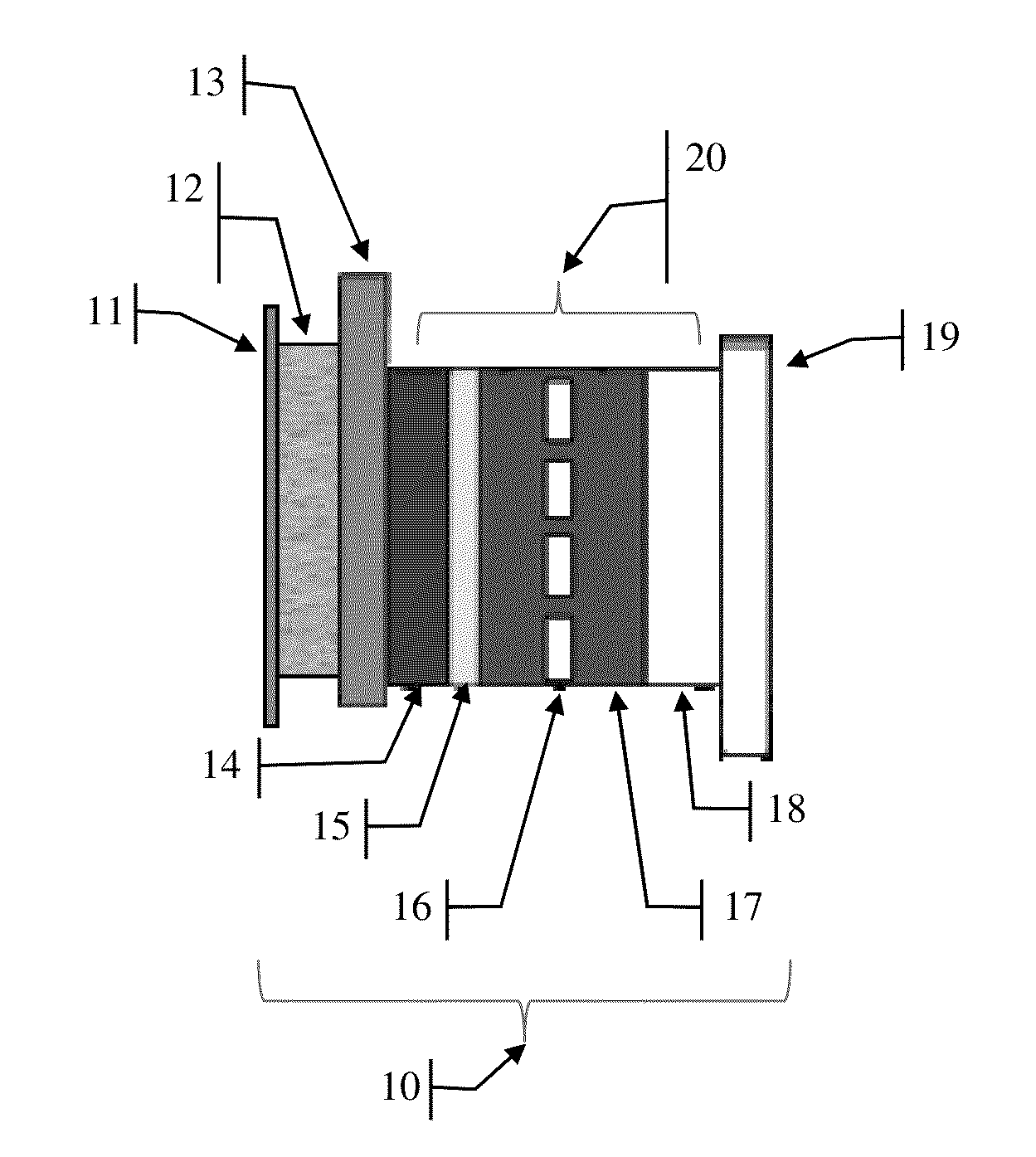 Self-recharging direct conversion electrical energy storage device and method