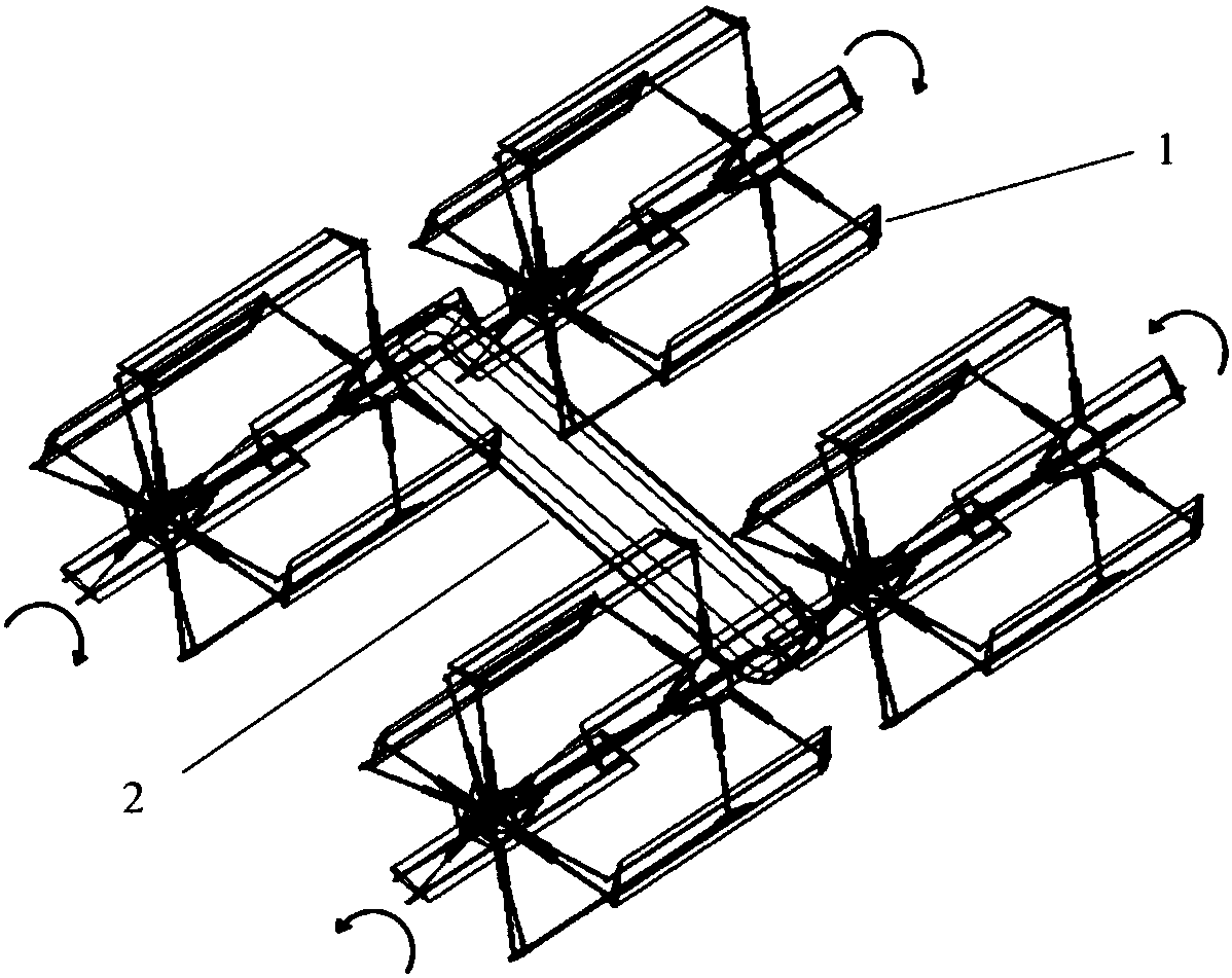 Four-shaft rotary-wing aircraft