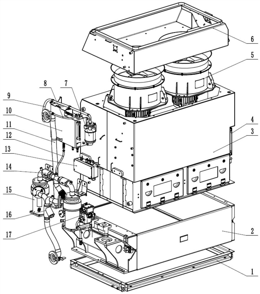 Redundant cooling tower for rail transit vehicle