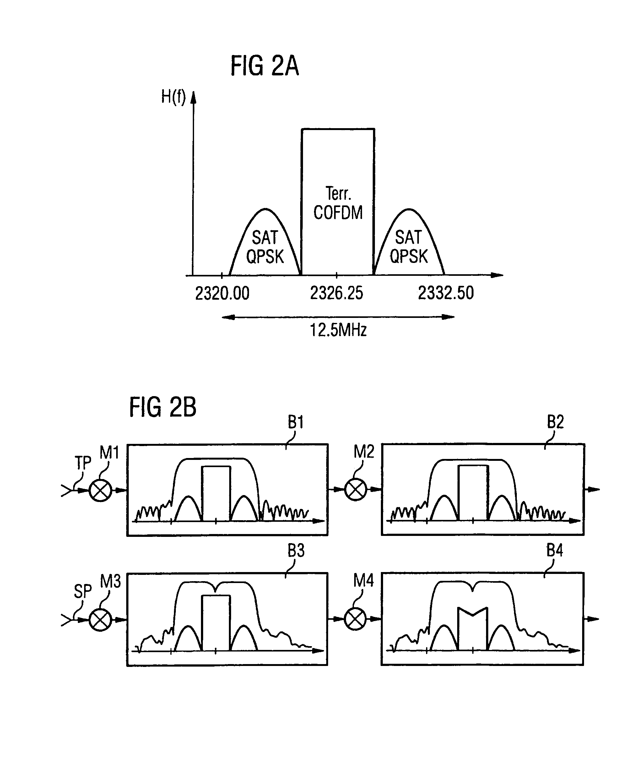 Surface acoustic wave arrangement for broadband signal transmission