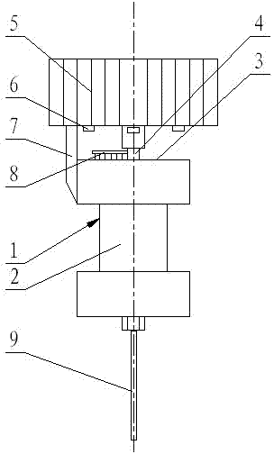 Omnidirectional current meter of coupled water quality sensor