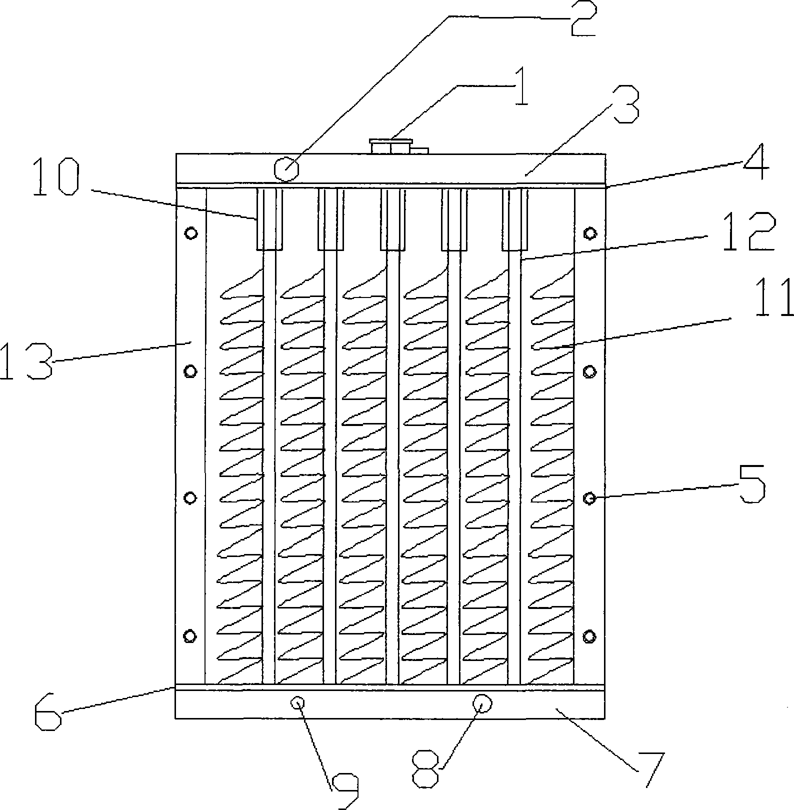 Reinforcing pipe sleeve and clamping sleeve for automobile radiator and intercooler, and use method