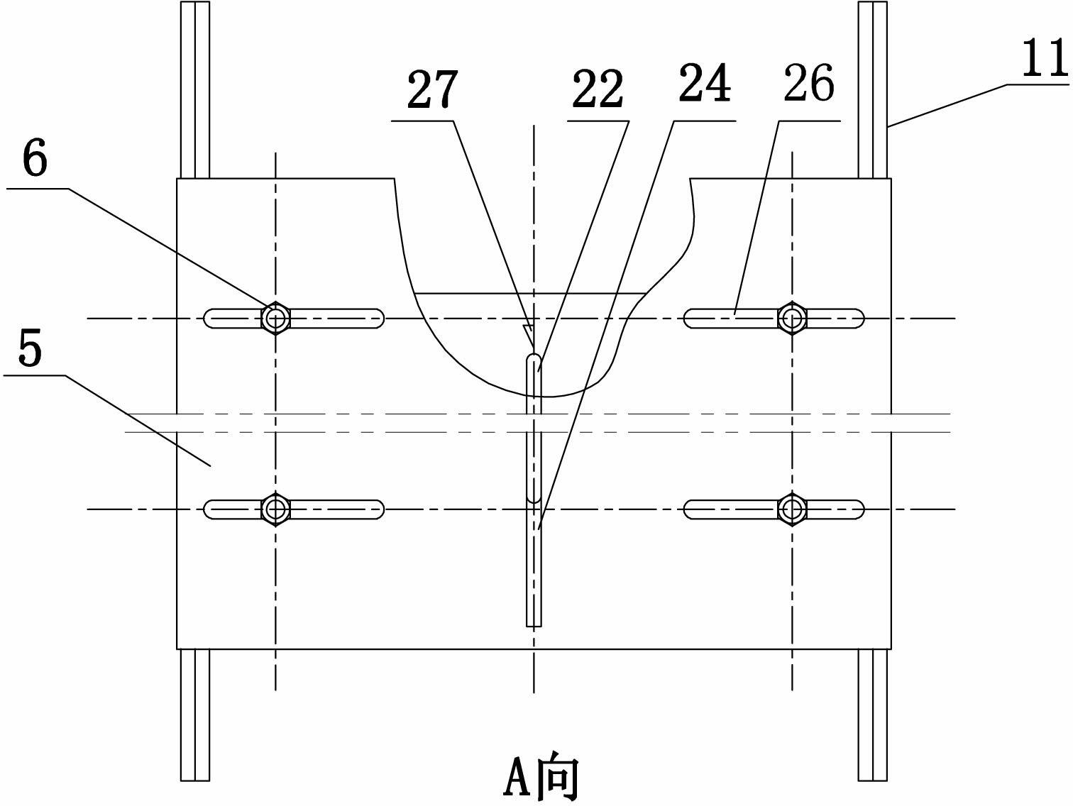 Adhesive tape cutting machine