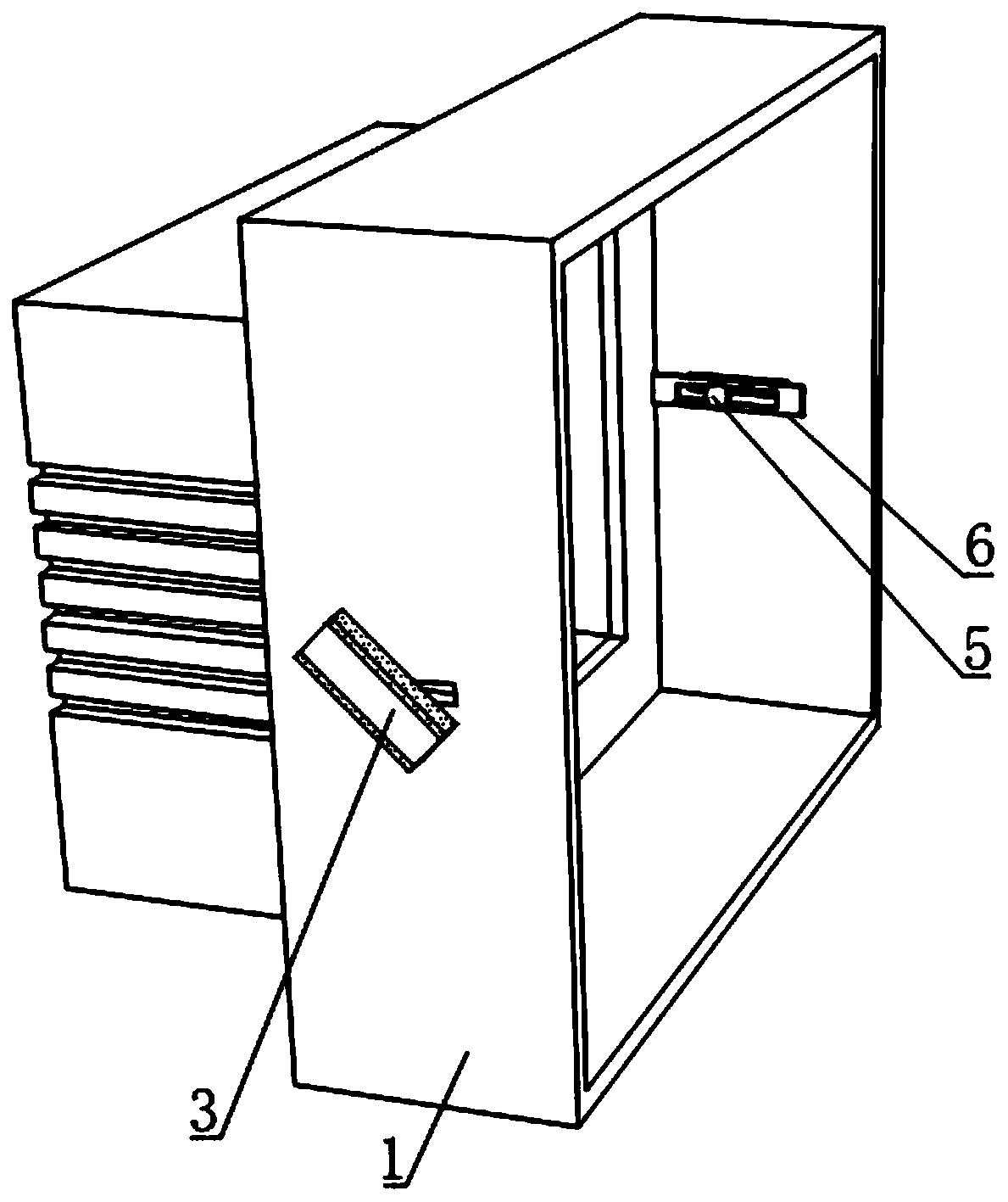 Intelligent 5G switch with shell convenient to disassemble and assemble