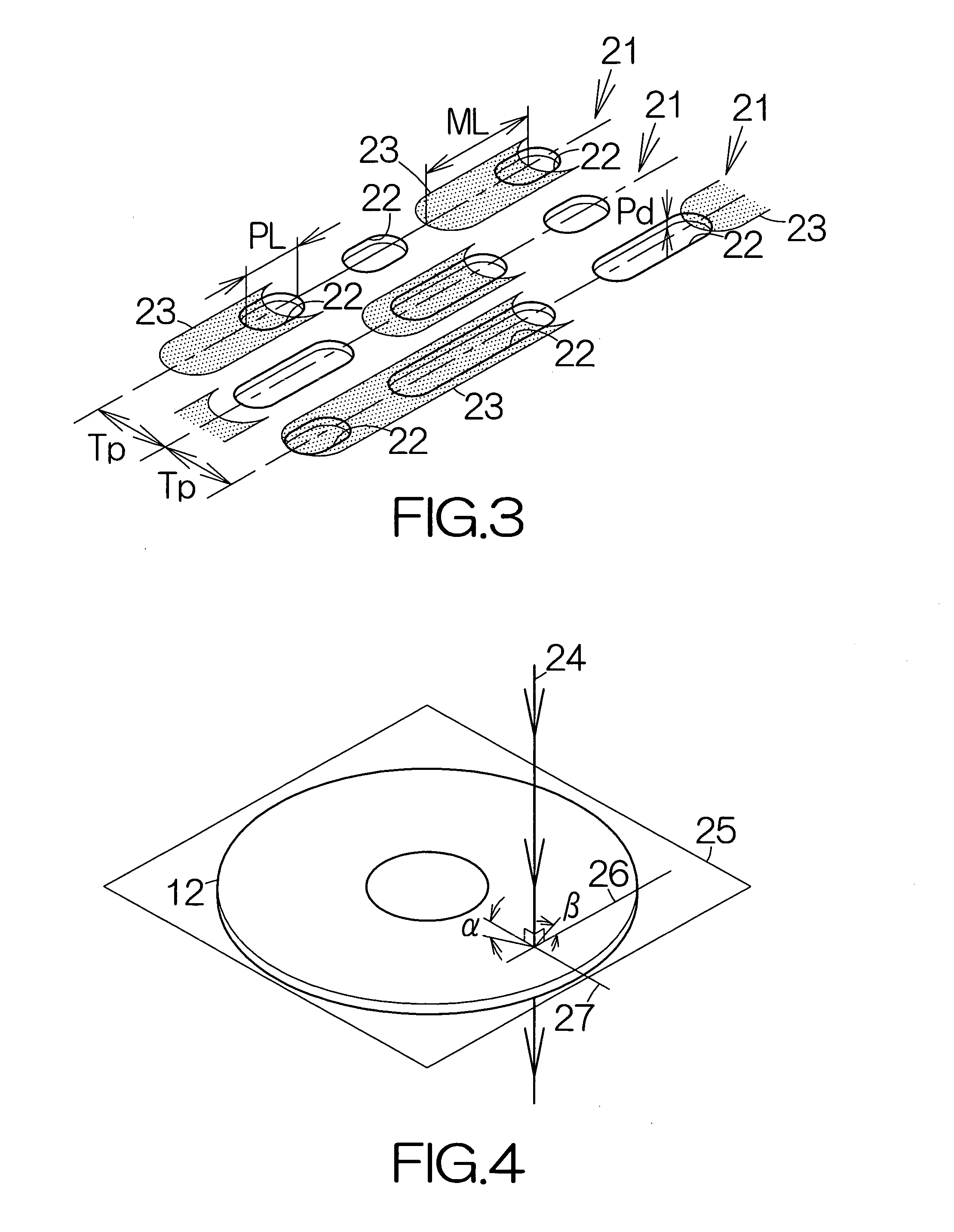 Recording medium and signal processing unit for recording medium drive