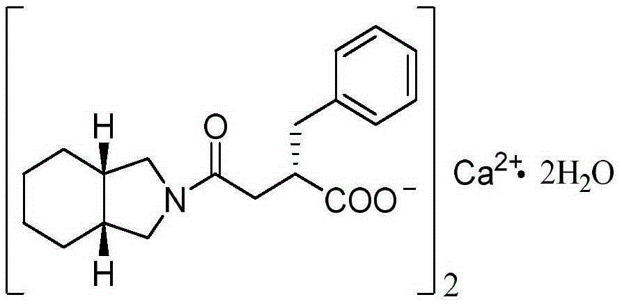 Novel mitiglinide calcium preparing method