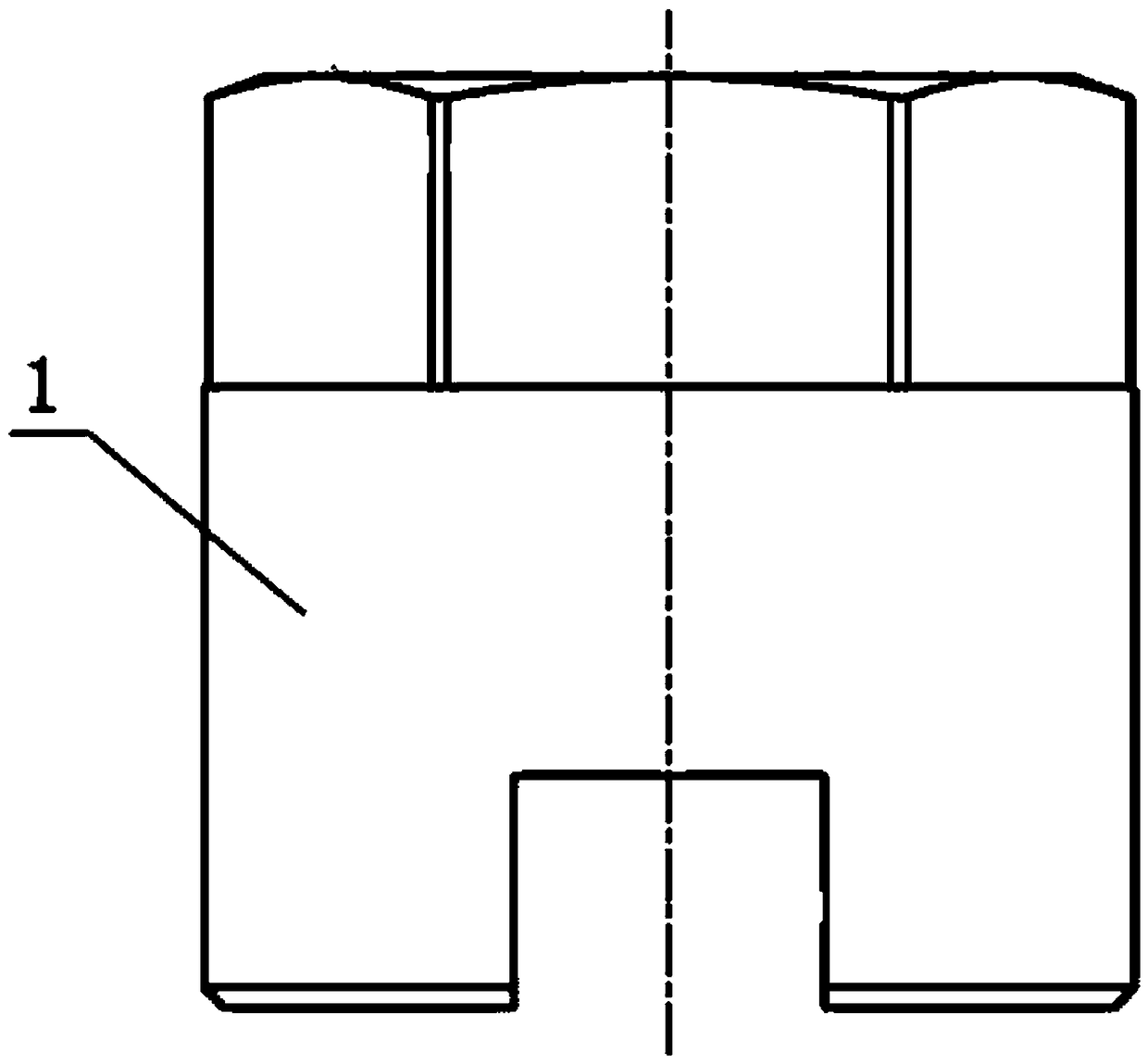 Coupling pin disassembling tool for engine test bed