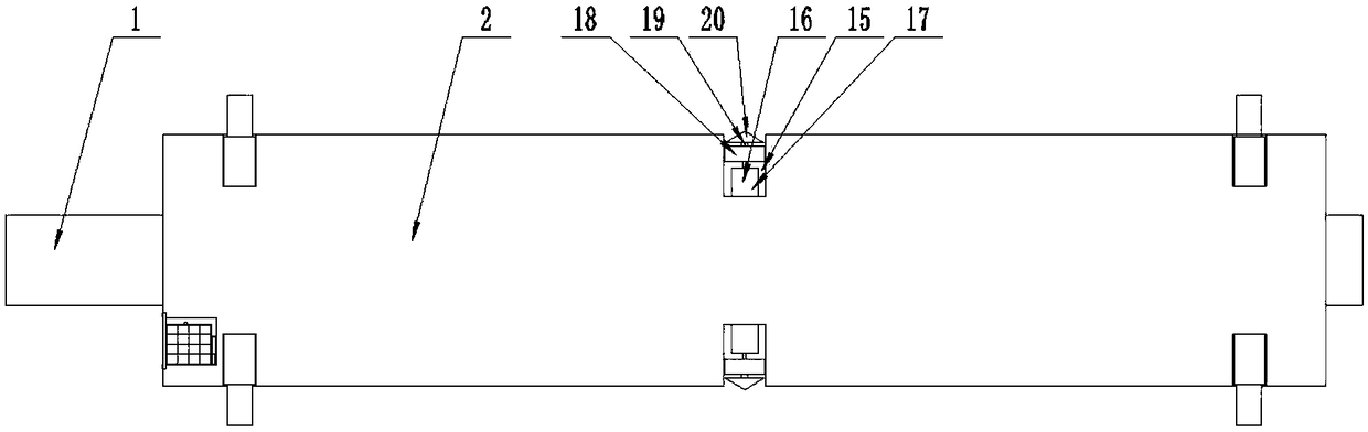 Rapid tooth roller replacement rotation shaft device used on tooth roller type pulverizer