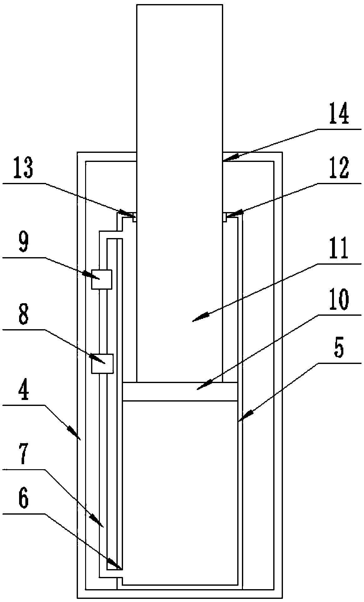 Rapid tooth roller replacement rotation shaft device used on tooth roller type pulverizer