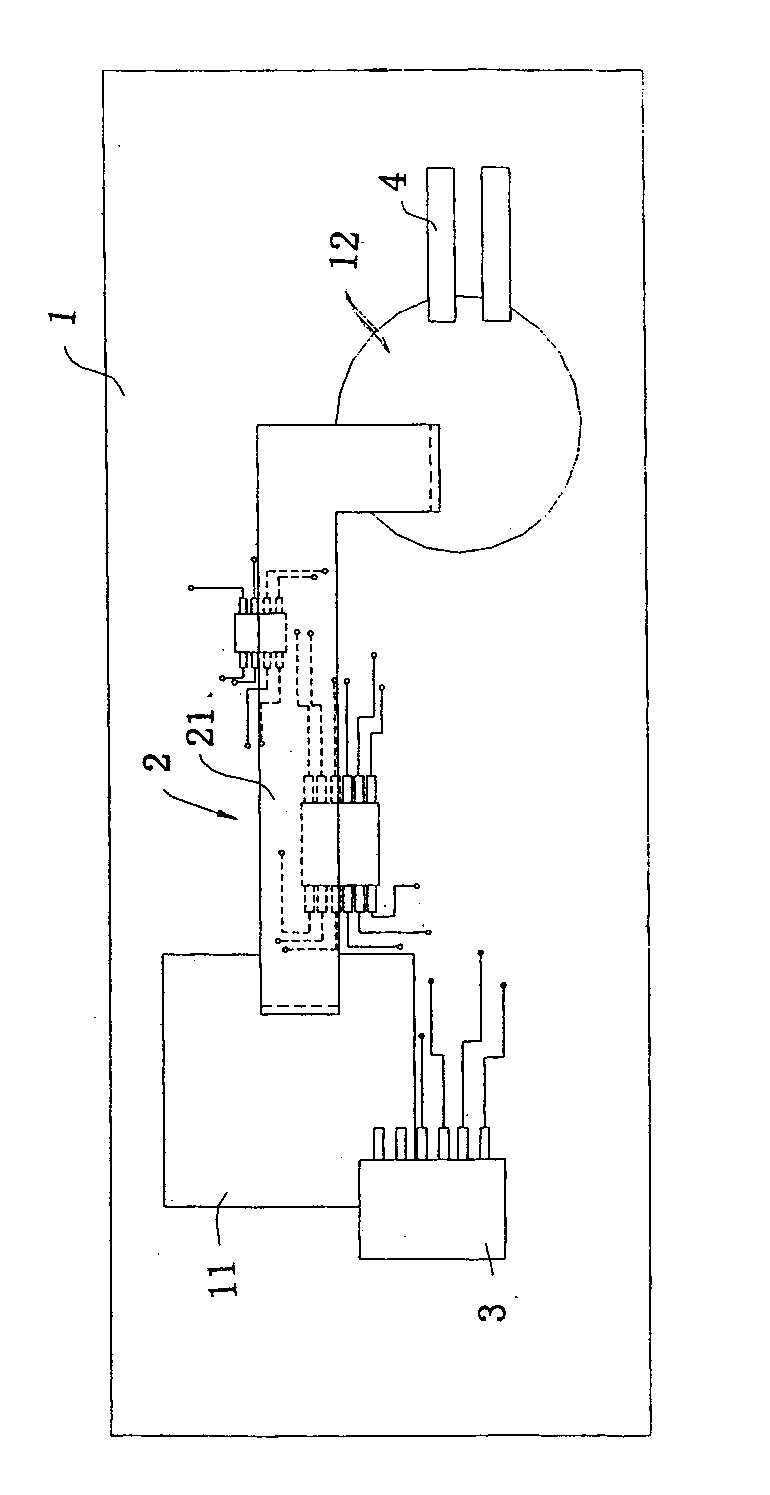 Circuit board for transmitting high current