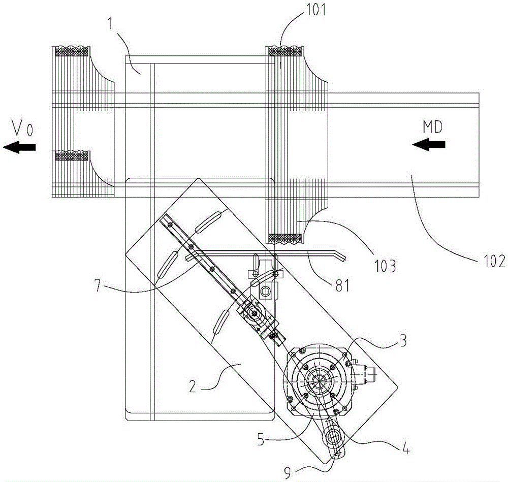 Material packaging and bending device