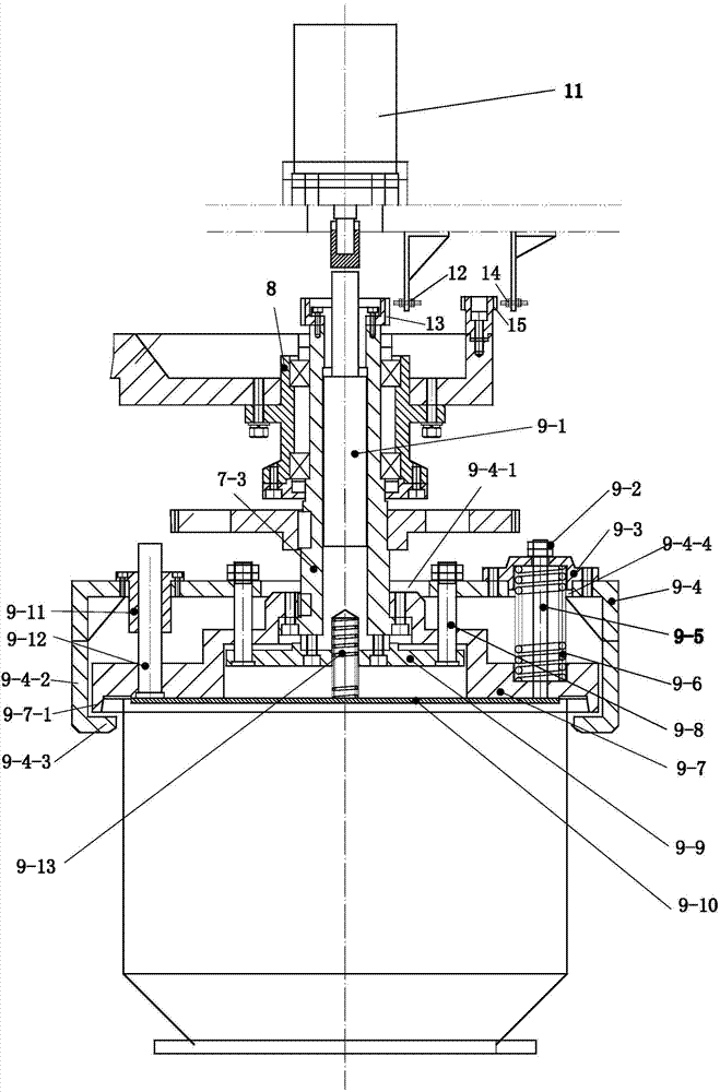 Planetary transmission device of coating machine