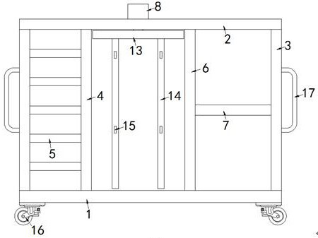 Multifunctional sports equipment placing rack