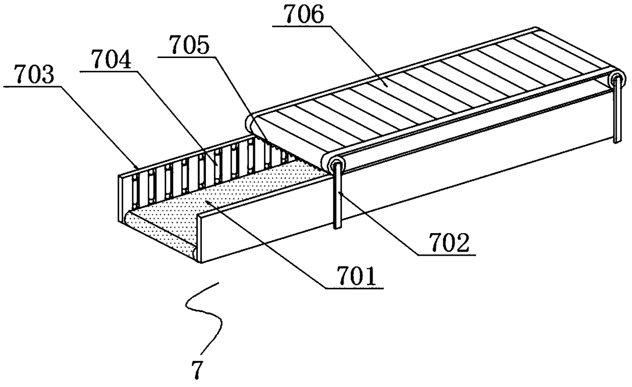 Semiconductor element processing conveying device with protection function