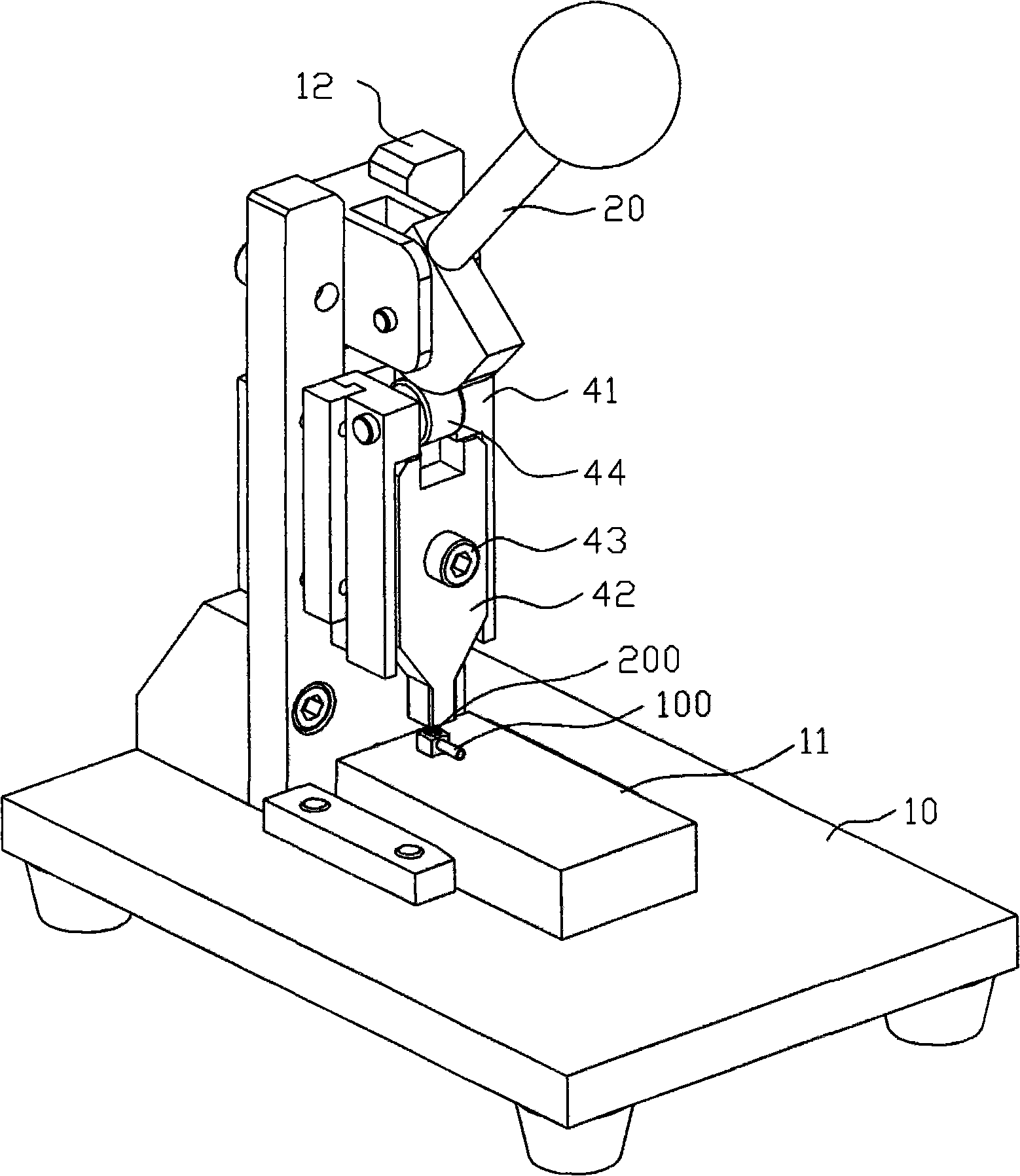 Riveting mechanism